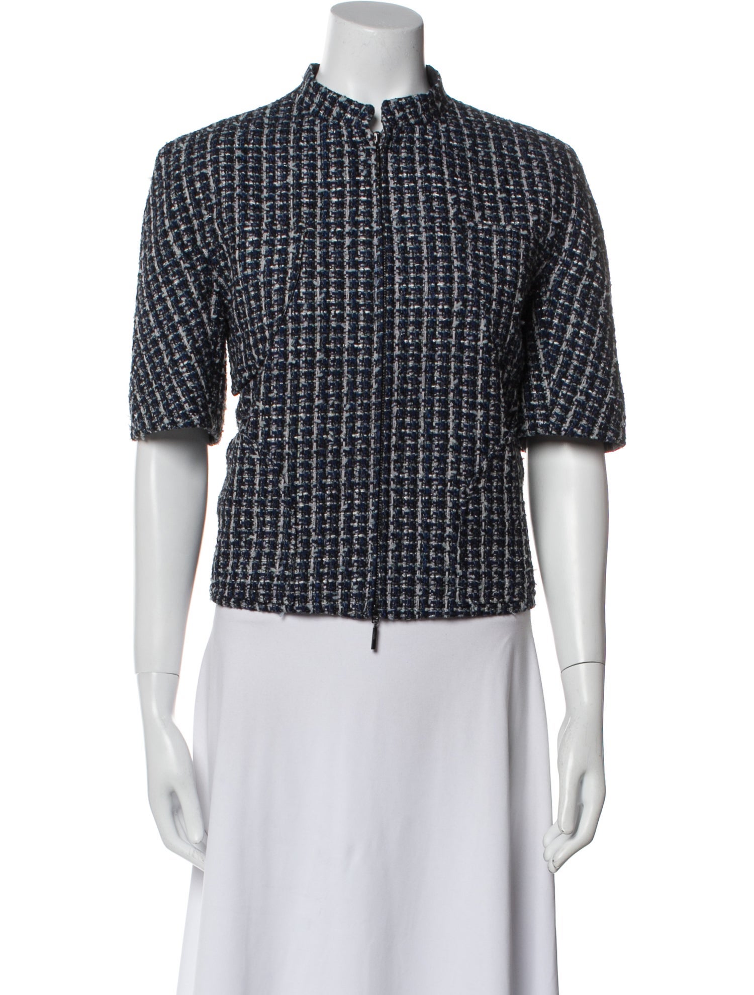 Emporio Armani Tweed Pattern Evening Jacket